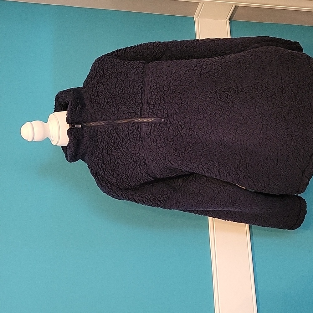 Zenana Sherpa Quarter Zip Pullover XL  with Pockets. NWOT